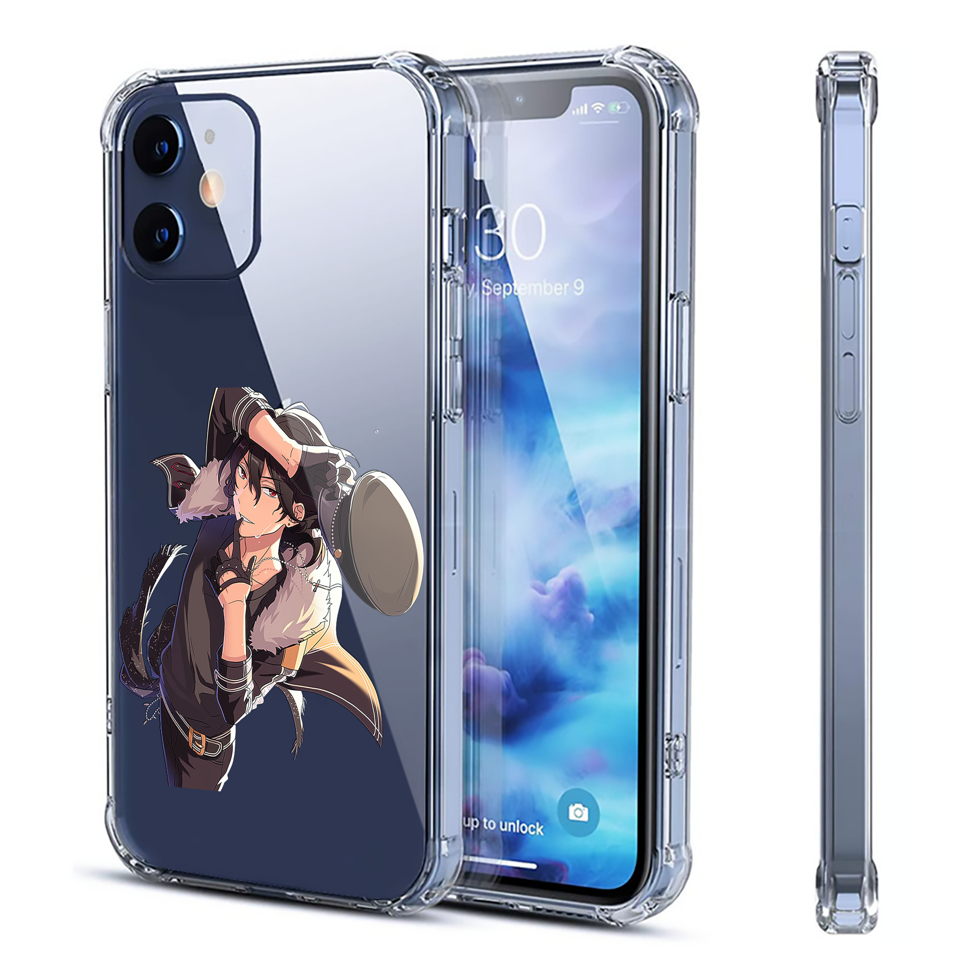 （画像用） あんさんぶるスターズ! Ensemble Stars 【iPhone 12シリーズ対応】透明スマホケース（クリアソフトケース）